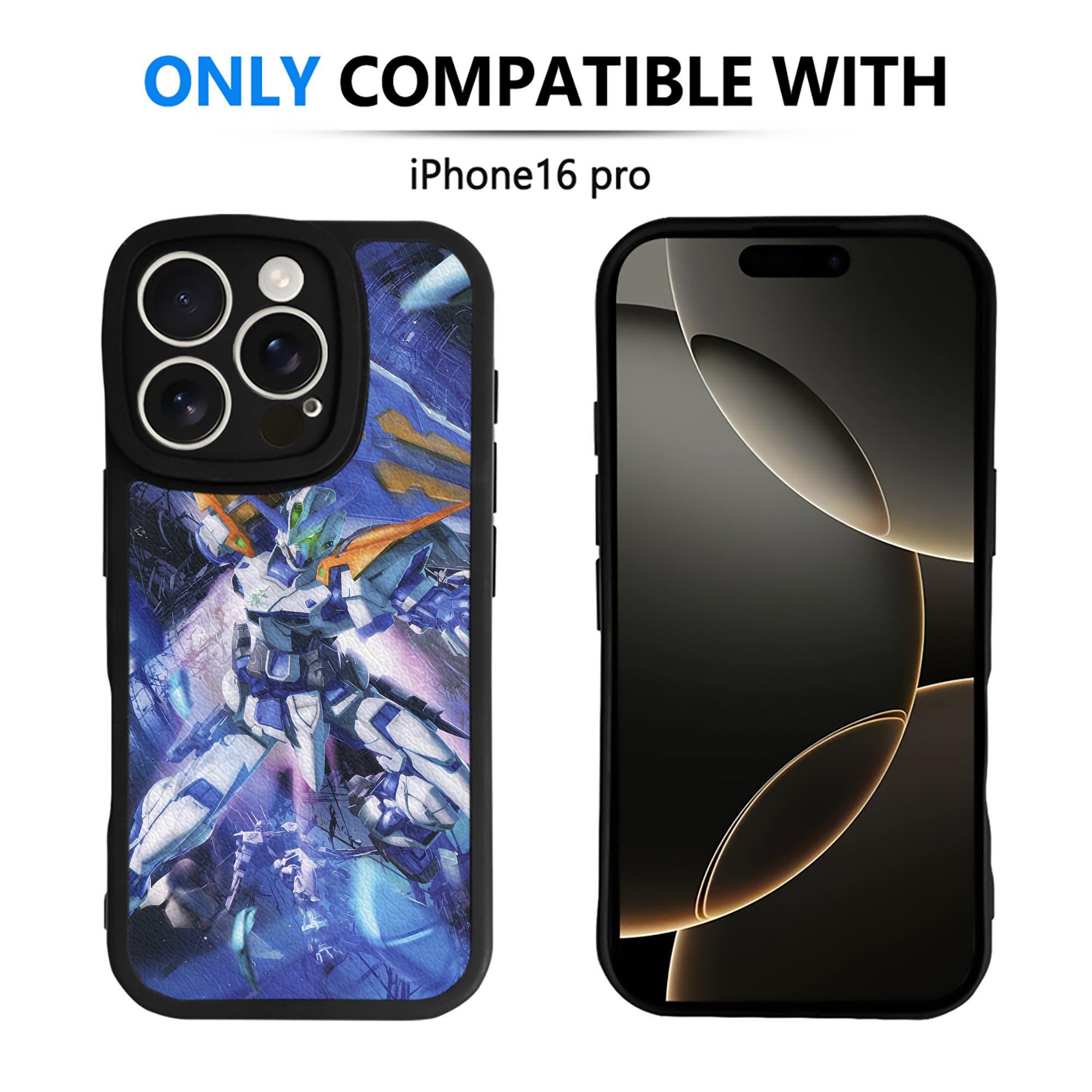 （画像用） 機動戦士ガンダム Mobile Suit Gundam 【iPhone 16シリーズ対応】シリコンスマホケース（レザー調） 材質：シリコン